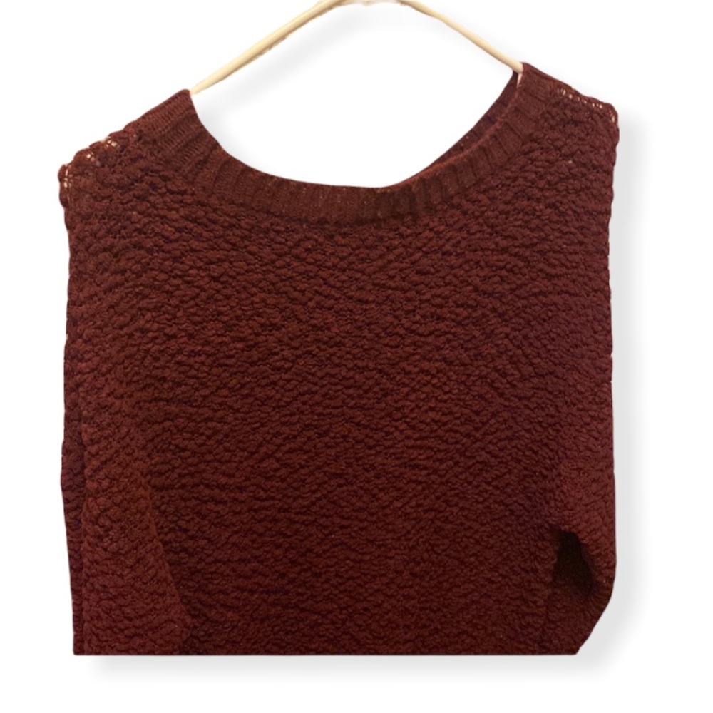 cozy burgundy dress with 2 cozy pockets